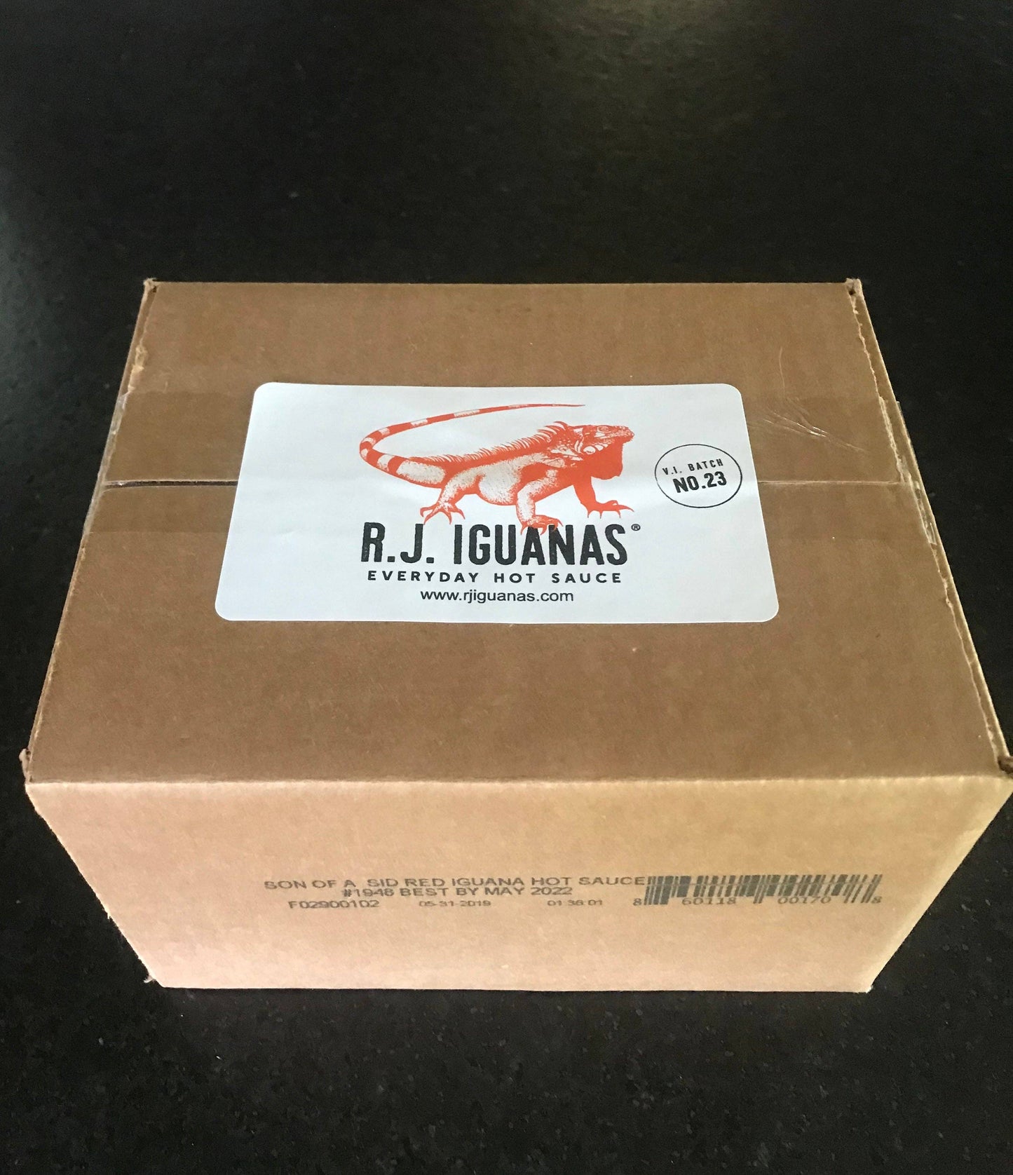 R.J. Iguanas Everyday Hot Sauce: 8 oz Bottle