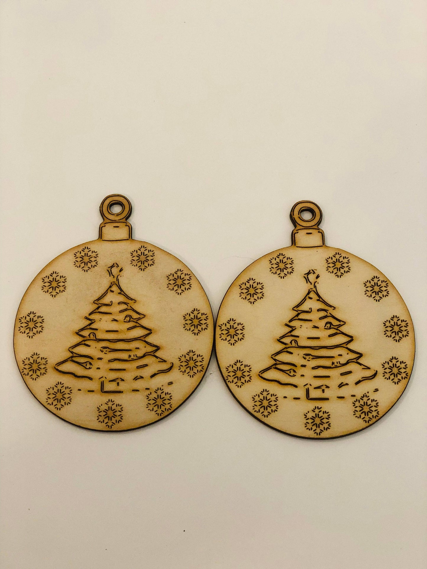 Christmas Tree with snowflakes - Christmas Ornaments