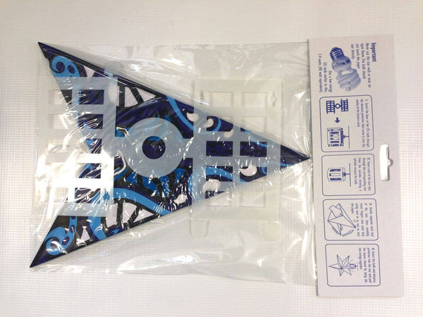 Celtic Paper Star Lantern: Blue