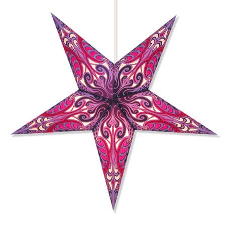 Andromeda Paper Star Lantern: Blue