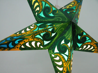 Andromeda Paper Star Lantern: Blue