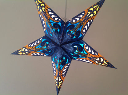 Andromeda Paper Star Lantern: Blue
