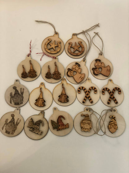 Christmas Tree with snowflakes - Christmas Ornaments