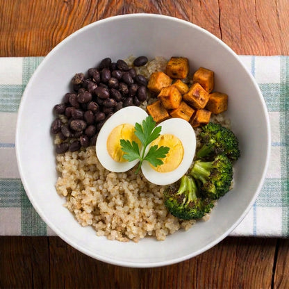 Quinoa with nutritious vegetable and egg
