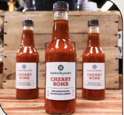 Bushel & Peck’s Cherry Bomb Hot Sauce 5 oz