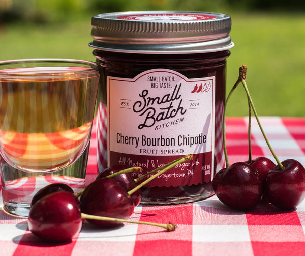 Cherry Bourbon Chipotle Spicy Fruit Spread