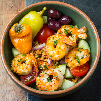 Mediterranean Shrimp Bowl